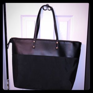 Large black tote